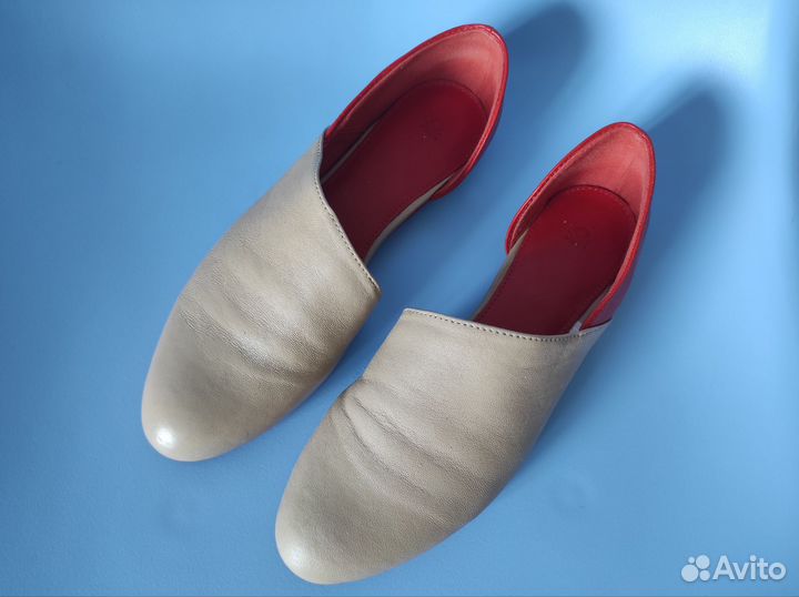 Туфли балетки Benneton кожа