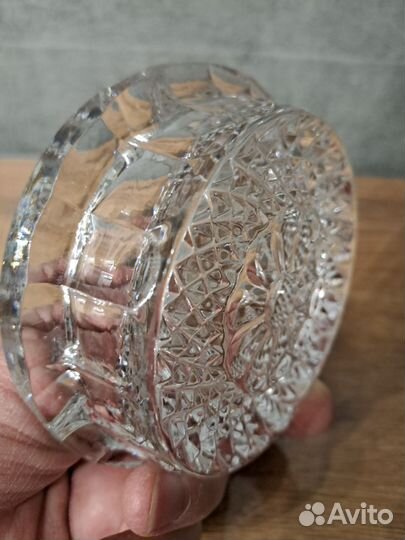 Bohemia чешский хрусталь. Пепельница