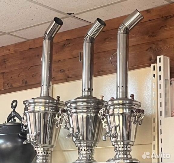 Самовар тульский на дровах