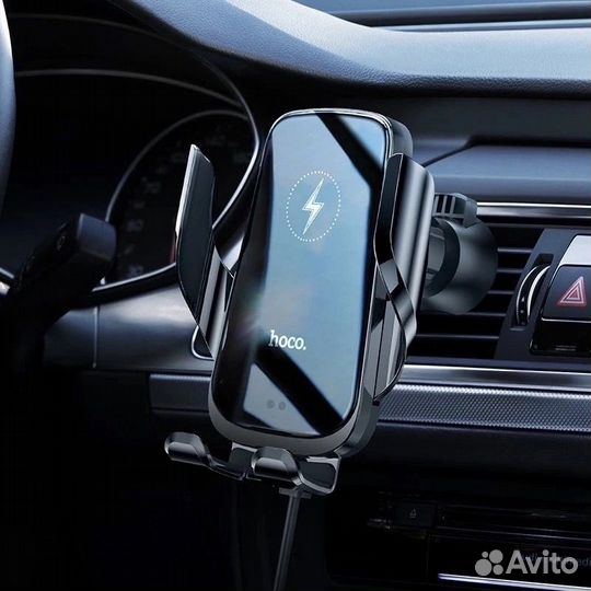 Автомобильная держатель с беспроводной зарядкой