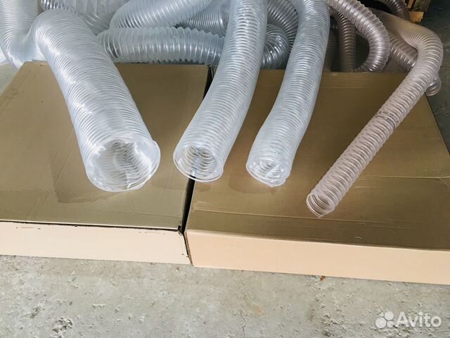 Шланг, гофрорукав прозрачный армированный полиолеф