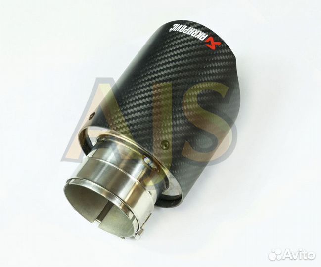 Насадка на глушитель Akrapovic style с карбоном 60
