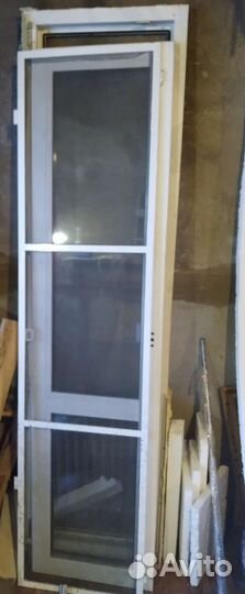 Балконная дверь с блоком бу