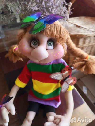 Интерьерная кукла ручной работы.Игрушка