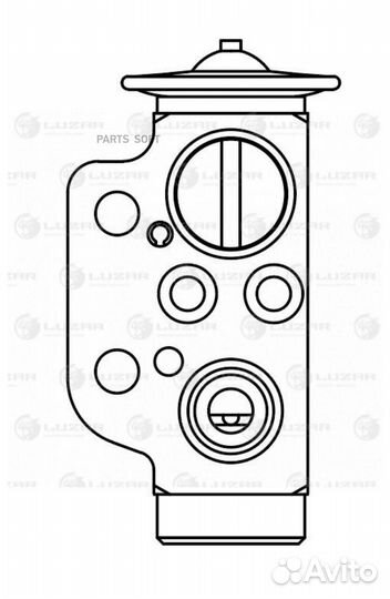 Клапан расширительный трв для а/м VW Touareg I (02