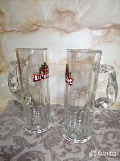 Пивные кружки, 2 шт., новые