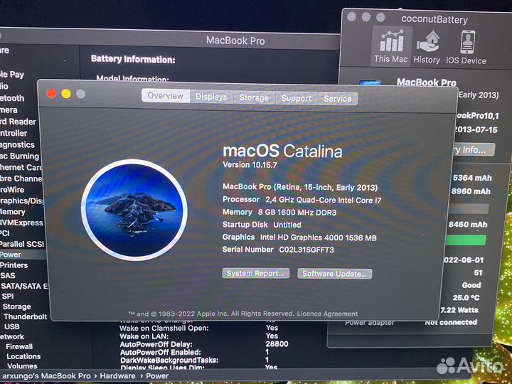 Macbook pro 15 retina 2013