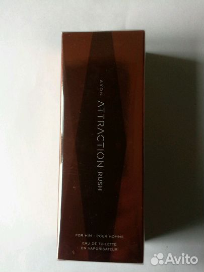 Мужская туалетная вода avon Attraction rush 75мл