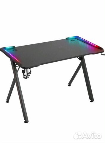 Профессиональный геймерский стол с RGB подсветкой