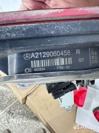 Фонари крышки багажника Mercedes-Benz E-Класс W212