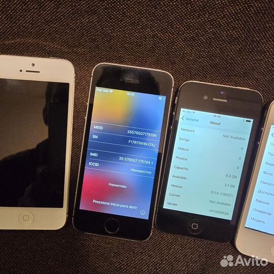 iPhone 4, 4s, 5, 5s, 5SE, 7 - Запчасти