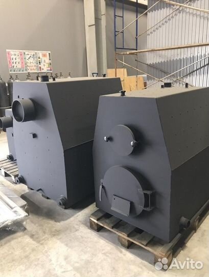 Котел пиролизный длительного горения 35 кВт