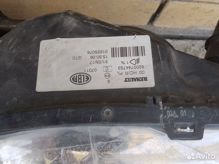 Фара LADA largus