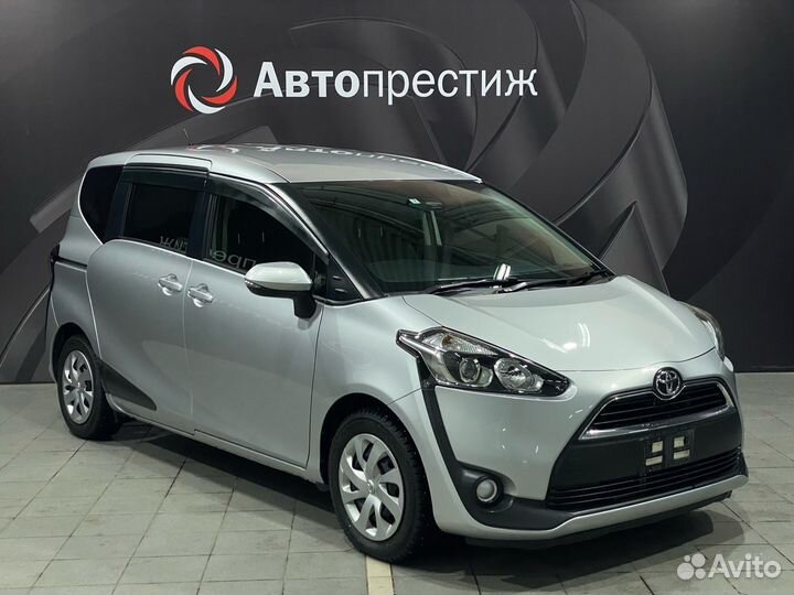 Toyota Sienta 1.5 CVT, 2016, 99 700 км
