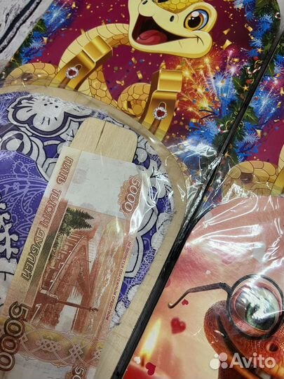 Подарочный набор 5в1 доска с прихватками