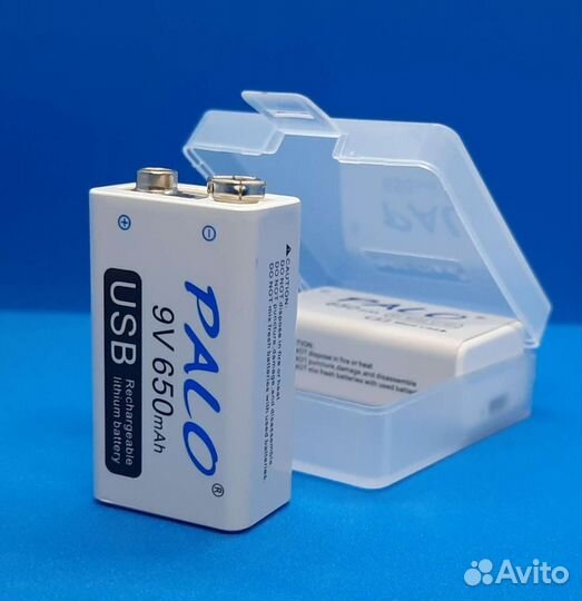 Аккумулятор крона 9в 650mah (новый)