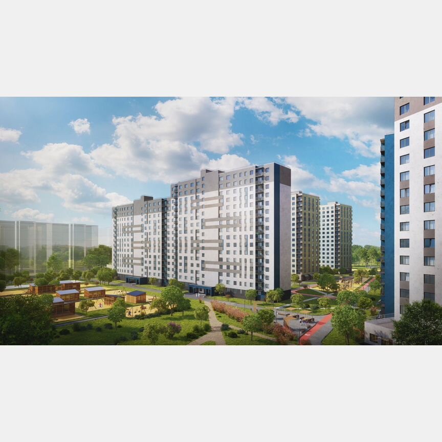 1-к. квартира, 31,8 м², 4/16 эт.