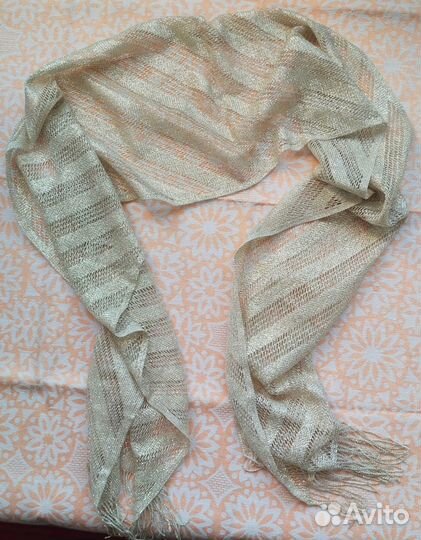 Шарф с люрексом СССР