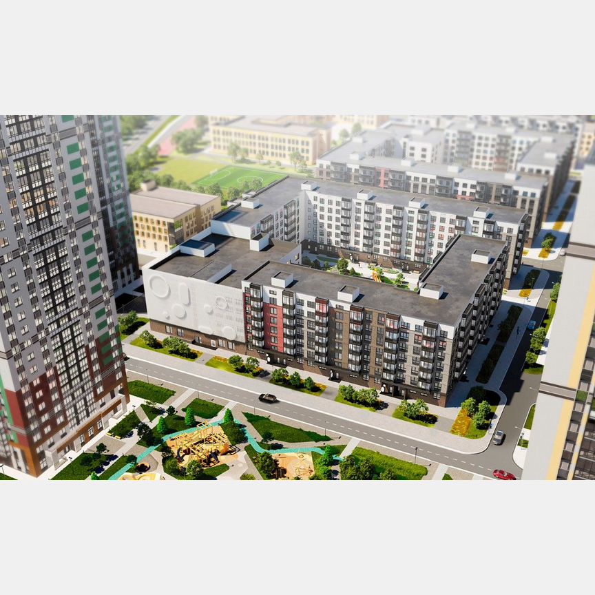 2-к. квартира, 71,6 м², 2/8 эт.