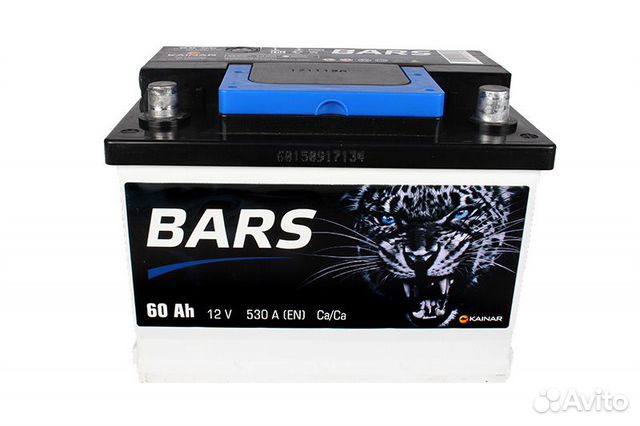 Аккумулятор Bars 6ст-60