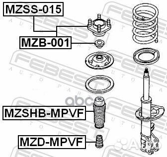 Подшипник амортизационной опоры перед прав/ле