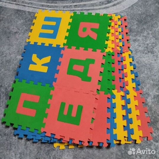 Мягкий коврик пазл Алфавит