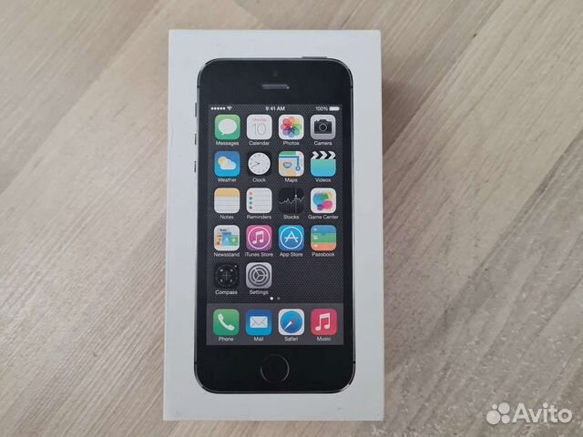 Коробка на iPhone5s Space Gray 32gb