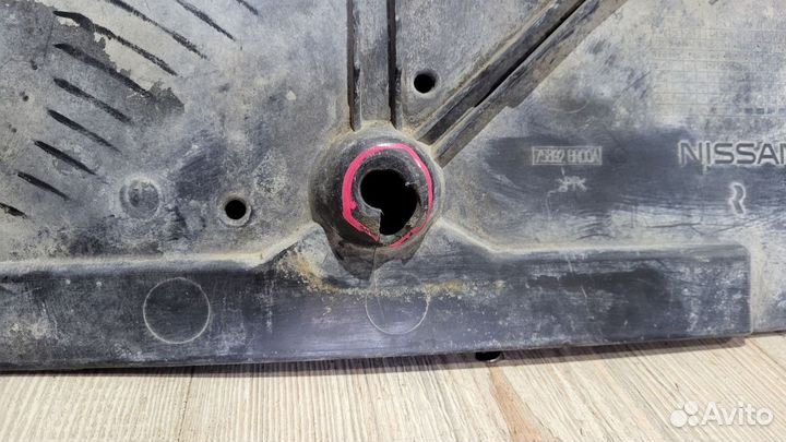 Защита Пыльник бампера Nissan qashqai J10