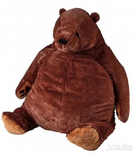 Мягкая игрушка икеа Бурый медведь, 100 см
