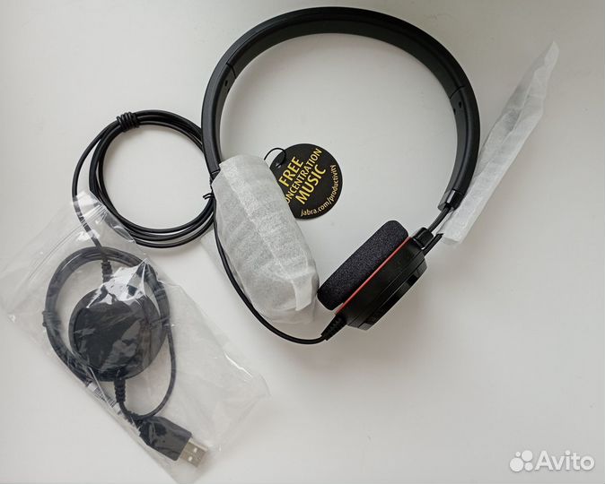 Гарнитура проводная Jabra evolve 20 MS Stereo USB