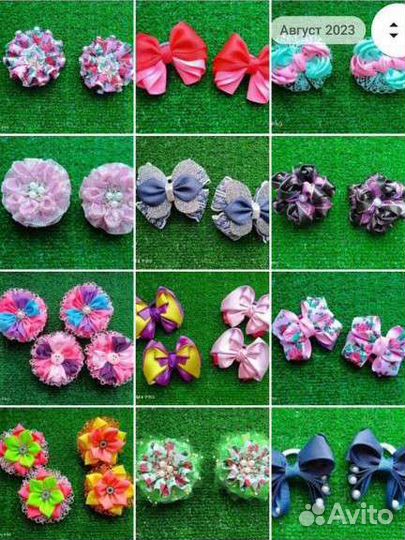 Резинки банты заколки в школу