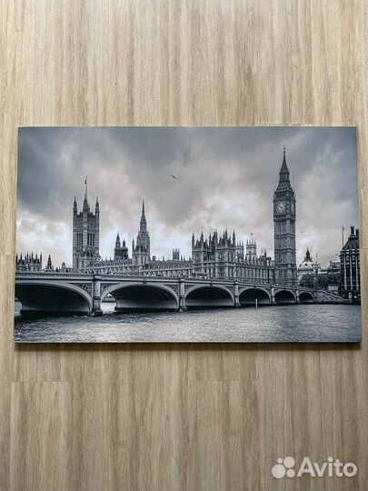 Такэрский мост в Лондоне постер на подрамнике