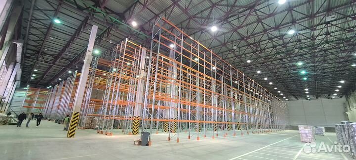 Монтаж стеллажей