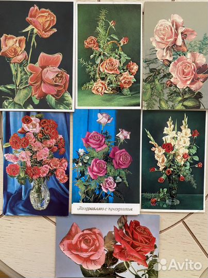 Открытки гдр цветы