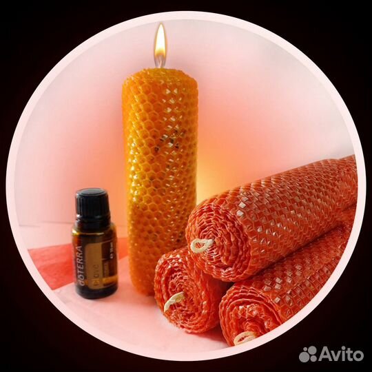 Свечи восковые ручной работы