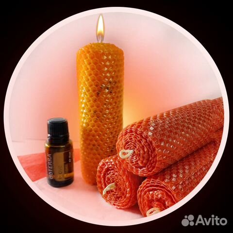 Свечи восковые ручной работы