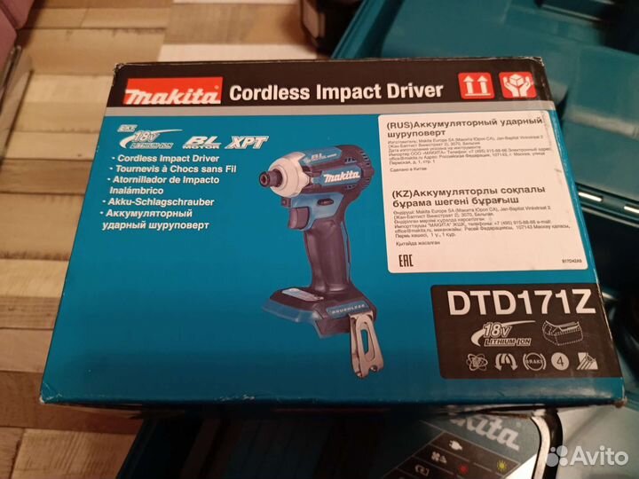 Dtd171 винтоверт шуруповерт makita