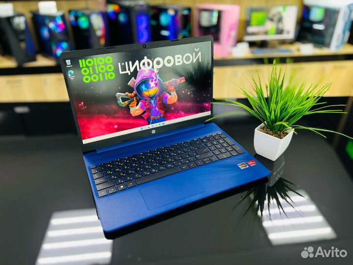 Мощный ноутбук IPS Ryzen 5-5500U/DDR4-8/SSD-256