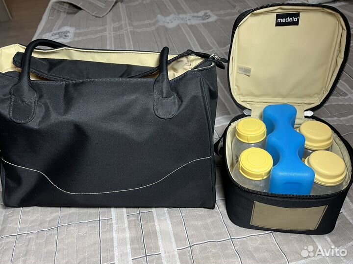 Сумка мамы с термоконтейнер с бутылочками