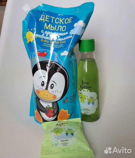 Гель для душа, жидкое мыло, мыло для детей