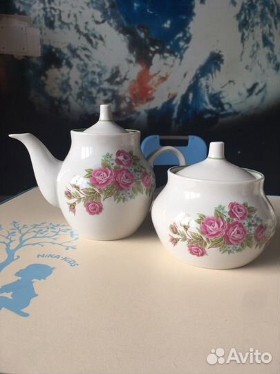 Чайный сервиз дулево розы