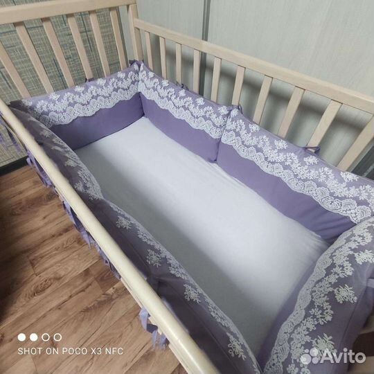 Бортики в детскую кроватку новые