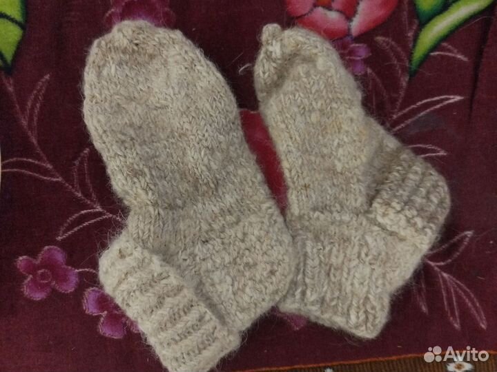 Варежки зимние детские