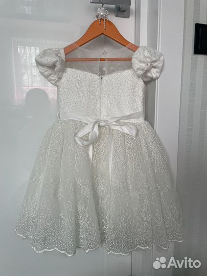 Праздничное платье для девочки Снежинка 4 (104)