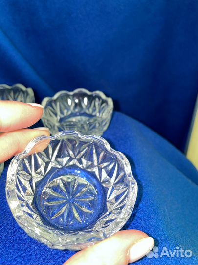 Розетки для варенья хрусталь СССР