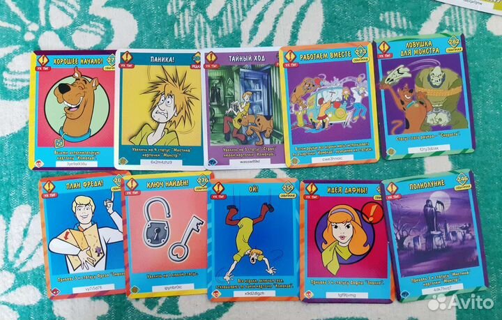 Карточки Скуби Ду