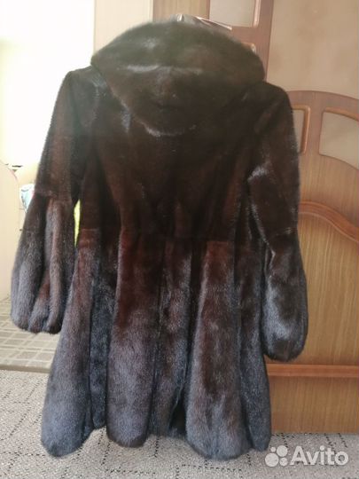 Шуба норковая 42 44 бу