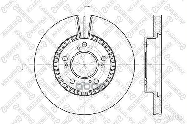 6020-2622V-SX диск тормозной передний Honda CR