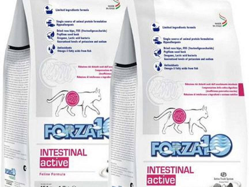 Forza10 intestinal сухой корм для кошек 1,5 кг