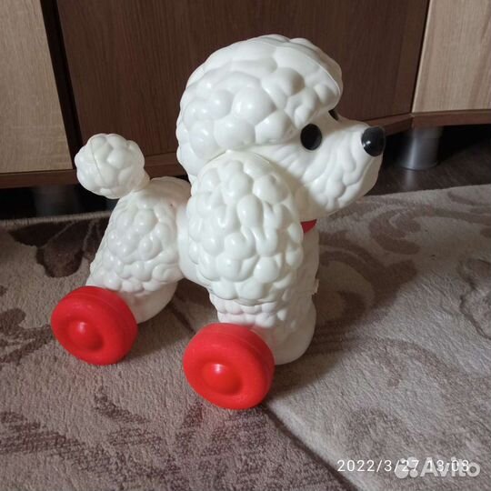 Игрушка собака каталка